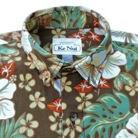 Vintage Other - Vintage Ke Nui 80s Shirt Aloha Hula Girl Pineapple Floral Botanical Yoke Camp XL